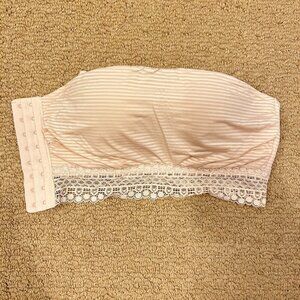 6IXTY 8IGHT Blush Pink Strapless Bandeau Bra Top 34B
